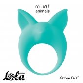 Зеленое эрекционное кольцо Kitten Kyle - Lola Games - в Миассе купить с доставкой