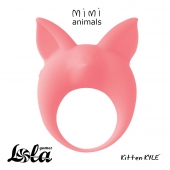 Оранжевое эрекционное кольцо Kitten Kyle - Lola Games - в Миассе купить с доставкой