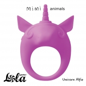 Фиолетовое эрекционное кольцо Unicorn Alfie - Lola Games - в Миассе купить с доставкой