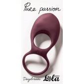 Бордовое эрекционное виброкольцо Daydream - Lola Games - в Миассе купить с доставкой