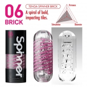 Мастурбатор SPINNER Brick - Tenga - в Миассе купить с доставкой