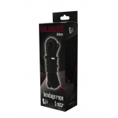 Черная веревка для шибари DELUXE BONDAGE ROPE - 5 м. - Dream Toys - купить с доставкой в Миассе