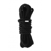 Черная веревка для шибари DELUXE BONDAGE ROPE - 5 м. - Dream Toys - купить с доставкой в Миассе