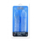 Комплект из 2 прозрачных насадок на пенис PENIS EXTENDER PACK - Dream Toys - в Миассе купить с доставкой