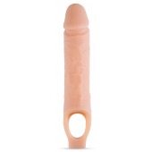 Телесный реалистичный фаллоудлинитель 10 Inch Silicone Cock Sheath Penis Extender - 25,4 см. - Blush Novelties - в Миассе купить с доставкой