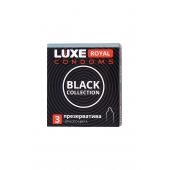 Черные презервативы LUXE Royal Black Collection - 3 шт. - Luxe - купить с доставкой в Миассе