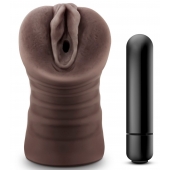 Коричневый мастурбатор-вагина Hot Chocolate Brianna - Blush Novelties - в Миассе купить с доставкой