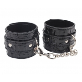 Черные наручники Surrender Wrist Restraints - Chisa - купить с доставкой в Миассе