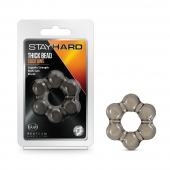 Дымчатое эрекционное кольцо Stay Hard Thick Bead Cock Ring - Blush Novelties - в Миассе купить с доставкой