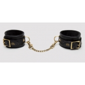 Черные оковы на ноги Bound to You Faux Leather Ankle Cuffs - Fifty Shades of Grey - купить с доставкой в Миассе