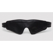 Черная плотная маска на глаза Bound to You Faux Leather Blindfold - Fifty Shades of Grey - купить с доставкой в Миассе