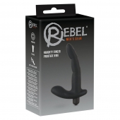 Черный вибромассажер простаты Naughty Finger Prostate Vibe - 13,8 см. - Orion - в Миассе купить с доставкой