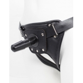 Черный пояс для насадок CLASS STRAP Restyling - LOVETOY (А-Полимер) - купить с доставкой в Миассе