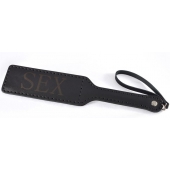 Черная гладкая шлепалка SEX - 35 см. - Sitabella - купить с доставкой в Миассе