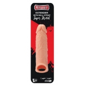 Телесная насадка EXTENDER WITH BALL STRAP 6.5 - 17 см. - Dream Toys - в Миассе купить с доставкой