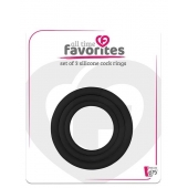 Набор из 3 эрекционных колец SILICONE COCKRINGS - Dream Toys - в Миассе купить с доставкой