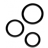 Набор из 3 эрекционных колец SILICONE COCKRINGS - Dream Toys - в Миассе купить с доставкой