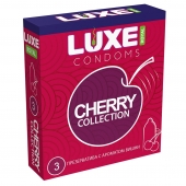 Презервативы с ароматом вишни LUXE Royal Cherry Collection - 3 шт. - Luxe - купить с доставкой в Миассе