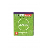 Гладкие презервативы LUXE Royal Classic - 3 шт. - Luxe - купить с доставкой в Миассе