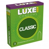 Гладкие презервативы LUXE Royal Classic - 3 шт. - Luxe - купить с доставкой в Миассе