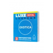 Текстурированные презервативы LUXE Royal Exotica - 3 шт. - Luxe - купить с доставкой в Миассе