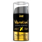 Жидкий интимный гель с эффектом вибрации Vibration! Vodka Energy - 15 мл. - INTT - купить с доставкой в Миассе