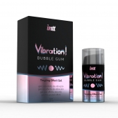 Жидкий интимный гель с эффектом вибрации Vibration! Bubble Gum - 15 мл. - INTT - купить с доставкой в Миассе