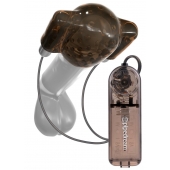 Дымчатый вибростимулятор головки пениса Dual Vibrating Head Teaser - Pipedream - в Миассе купить с доставкой