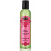 Массажное масло Naturals Strawberry Dreams с ароматом клубники - 236 мл. - Kama Sutra - купить с доставкой в Миассе