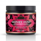 Пудра для тела Honey Dust Body Powder с ароматом клубники - 170 гр. - Kama Sutra - купить с доставкой в Миассе