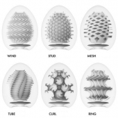 Набор из 6 мастурбаторов Tenga EGG IV с различным рельефом - Tenga - в Миассе купить с доставкой