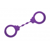 Фиолетовые силиконовые поножи Limitation - Lola Games - купить с доставкой в Миассе