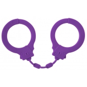 Фиолетовые силиконовые поножи Limitation - Lola Games - купить с доставкой в Миассе