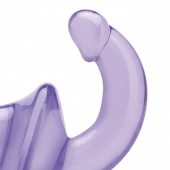 Фиолетовый безремневой страпон Strapless Strap-On - Lux Fetish - купить с доставкой в Миассе