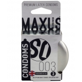 Экстремально тонкие презервативы в железном кейсе MAXUS Extreme Thin - 3 шт. - Maxus - купить с доставкой в Миассе