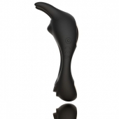 Черное эрекционное кольцо с двумя моторами Zeus Dual Vibe Cock Ring - FeelzToys - в Миассе купить с доставкой