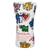 Мастурбатор-туба Keith Haring Soft Tube CUP - Tenga - в Миассе купить с доставкой
