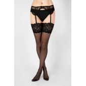 Чулки под пояс на широкой ажурной резинке - Aristoc купить с доставкой