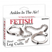 Металлические наручники Metal Leg Cuffs - Pipedream - купить с доставкой в Миассе