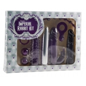 Набор фиолетовых стимуляторов Imperial Rabbit Kit - Toy Joy - купить с доставкой в Миассе