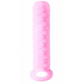 Розовый фаллоудлинитель Homme Long - 13,5 см. - Lola Games - в Миассе купить с доставкой