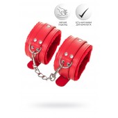 Красные оковы Anonymo из искусственной кожи - ToyFa - купить с доставкой в Миассе