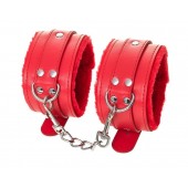 Красные оковы Anonymo из искусственной кожи - ToyFa - купить с доставкой в Миассе