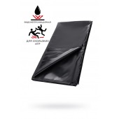 Черная простыня для секса из ПВХ - 220 х 200 см. - ToyFa - купить с доставкой в Миассе