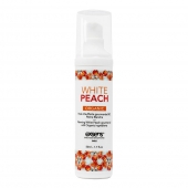 Разогревающее массажное масло Gourmet White Peach Organic с органическими ингредиентами - 50 мл. - Exsens - купить с доставкой в Миассе