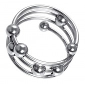 Большое металлическое кольцо под головку пениса - ToyFa - купить с доставкой в Миассе