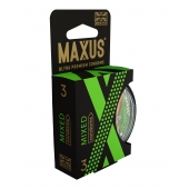 Презервативы в пластиковом кейсе MAXUS AIR Mixed - 3 шт. - Maxus - купить с доставкой в Миассе