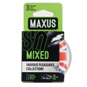 Презервативы в пластиковом кейсе MAXUS AIR Mixed - 3 шт. - Maxus - купить с доставкой в Миассе