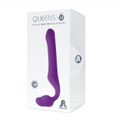Лиловый безремневой страпон Queens M - Adrien Lastic - купить с доставкой в Миассе