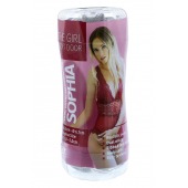 Прозрачный двусторонний мастурбатор Sophia - вагина и анус - Dream Toys - в Миассе купить с доставкой